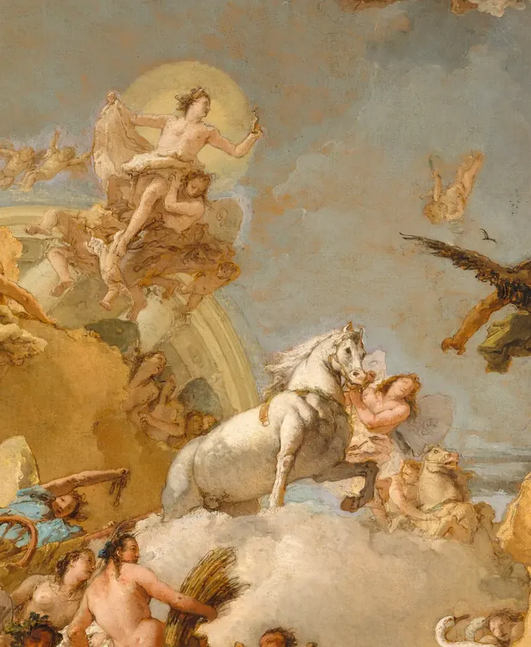 O Carro da Aurora, Giovanni Battista Tiepolo