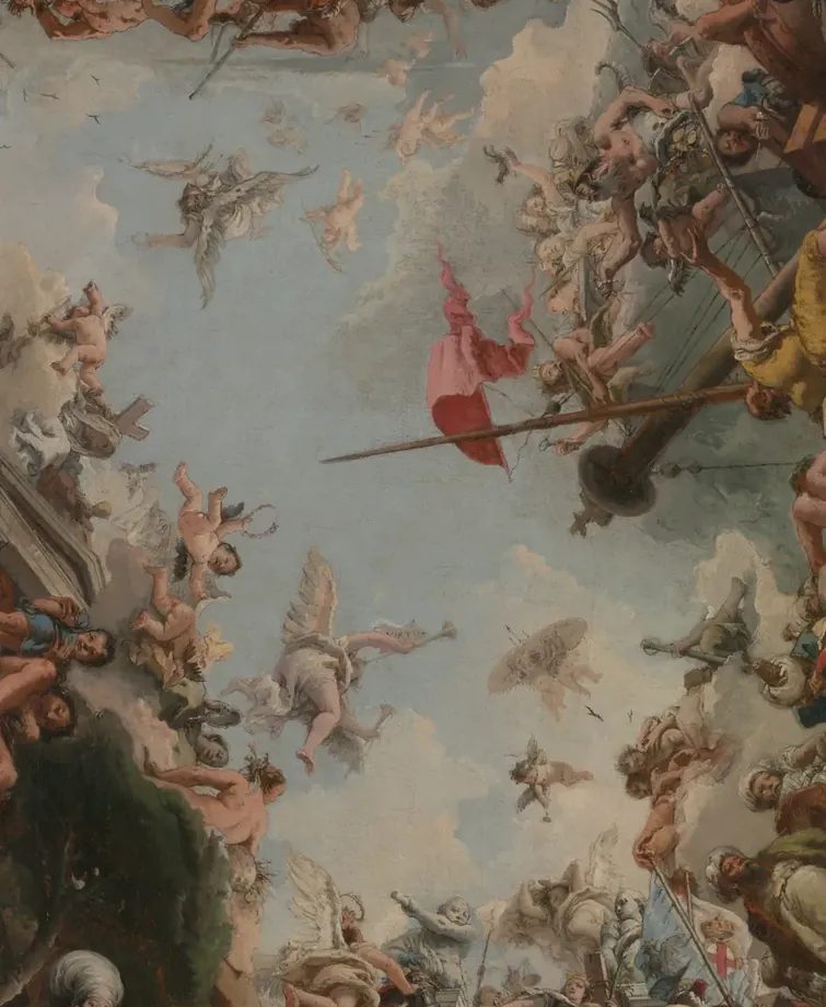 A Glorificação da Família Giustiniani, Giovanni Domenico Tiepolo