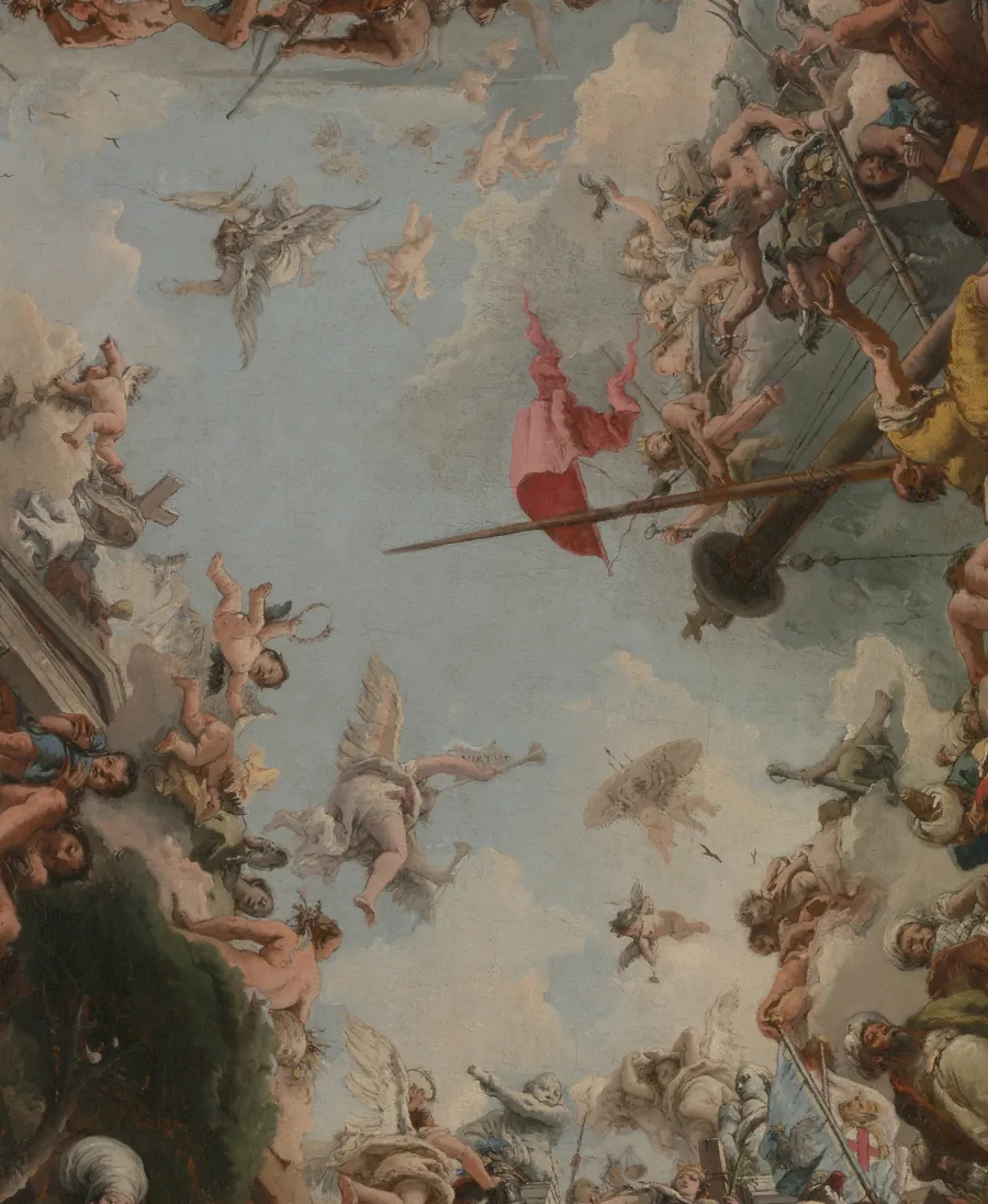 A Glorificação da Família Giustiniani, Giovanni Domenico Tiepolo
